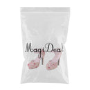 1/3 BJD Girl Dolls Shoes - Artificial Suede Ankle Strap High Heels - for LUTS for DOD for Lolita Dolls Party Outfit Accessory Pink Printed