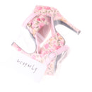 1/3 BJD Girl Dolls Shoes - Artificial Suede Ankle Strap High Heels - for LUTS for DOD for Lolita Dolls Party Outfit Accessory Pink Printed