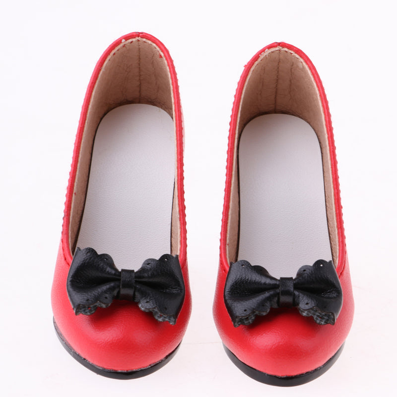 1/3 Doll High Heels Shoes Sandals W. Bowknot For BJD SD16 Dolls Clothes Red