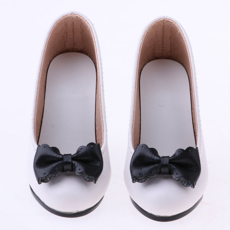 1/3 Doll High Heels Shoes Sandals W. Bowknot For BJD SD16 Doll Clothes White