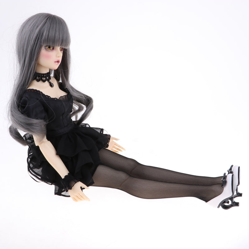 1/3 Doll High Heels Shoes Sandals W. Bowknot For BJD SD16 Doll Clothes White