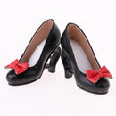 1/3 Doll High Heels Shoes Sandals W. Bowknot For BJD SD16 Doll Clothes Black