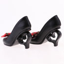 1/3 Doll High Heels Shoes Sandals W. Bowknot For BJD SD16 Doll Clothes Black