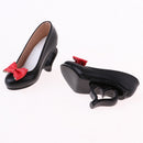 1/3 Doll High Heels Shoes Sandals W. Bowknot For BJD SD16 Doll Clothes Black