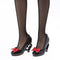 1/3 Doll High Heels Shoes Sandals W. Bowknot For BJD SD16 Doll Clothes Black