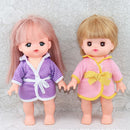 Lovely Clothes Bathrobe Pajamas For 25cm Mellchan Doll Outfit Accessory