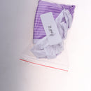 Casual Purple Stripe Bathrobe Clothes For Mellchan Baby Doll 9-11inch Girl Doll Hooded Jacket Coat