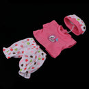 Lovely T-shirt Hat Pants Outfit for 25cm Mellchan Doll Baby Girl Dolls Clothing Accessory