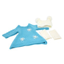 For 18 Inch American Girl Doll - Doll Winter Fashion Cute Sweater Skirt Hat Socks Outfits Fit for Girls Doll Best Gift -Blue