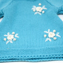 For 18 Inch American Girl Doll - Doll Winter Fashion Cute Sweater Skirt Hat Socks Outfits Fit for Girls Doll Best Gift -Blue