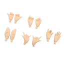 Doll Custom Body Parts - 5 Pairs White Skin Tone Hands for 12inch Takara RBL Neo Blythe Momoko Accessories