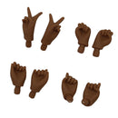 4 Pairs Movable Hands for 12inch Takara RBL Neo Blythe Doll Custom Nude Doll Replacement Parts