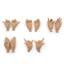 9 Pair Doll Joints Movable Hands For Blythe Doll DIY Body Parts Tanned