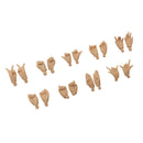 9 Pair Doll Joints Movable Hands For Blythe Doll DIY Body Parts Tanned