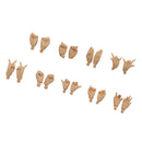 9 Pair Doll Joints Movable Hands For Blythe Doll DIY Body Parts Tanned