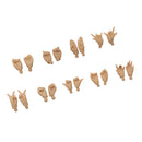 9 Pair Doll Joints Movable Hands For Blythe Doll DIY Body Parts Tanned
