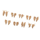 9 Pair Doll Joints Movable Hands For Blythe Doll DIY Body Parts Tanned