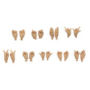9 Pair Doll Joints Movable Hands For Blythe Doll DIY Body Parts Tanned