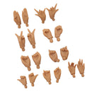 9 Pair Doll Joints Movable Hands For Blythe Doll DIY Body Parts Black