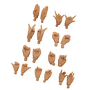 9 Pair Doll Joints Movable Hands For Blythe Doll DIY Body Parts Black