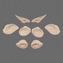 Doll Nude Body Extra Parts - 2 Pairs Resin Ears Â– DIY Making for 12inch Takara RBL Neo Blythe Licca