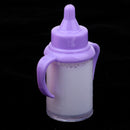 Reborn Infant Doll Magic Feeding Bottles Baby Doll Supplies Nursing Accessories Liquid Disappearing Milk Bottles With Two Handles