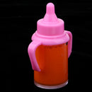 Reborn Infant Doll Magic Feeding Bottles Baby Doll Supplies Nursing Accessories Liquid Disappearing Juice Bottles With Two Handles