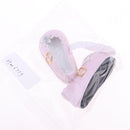 1/3 BJD Girl Dolls Princess Shoes - PU Leather Belt Casual Flats - for LUTS for DOD for Lolita Dolls Party Clothing Accessory Pink