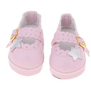 1/3 BJD Girl Dolls Princess Shoes - PU Leather Belt Casual Flats - for LUTS for DOD for Lolita Dolls Party Clothing Accessory Pink