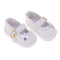 1/3 BJD Girl Dolls Princess Shoes - PU Leather Belt Casual Flats - for LUTS for DOD for Lolita Dolls Party Clothing Accessory White