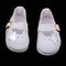 1/3 BJD Girl Dolls Princess Shoes - PU Leather Belt Casual Flats - for LUTS for DOD for Lolita Dolls Party Clothing Accessory White