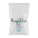 Fluffy Key Ring Keychain Sleeping Doll Bag Car Hanging Ornament Pendant Xmas Gift -Blue