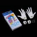 ID72 Jointed Hands 1/3 FD BJD unisex hands for Super Dollfie FECT Doll White Skin Tone