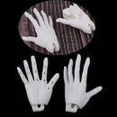 ID72 Jointed Hands 1/3 FD BJD unisex hands for Super Dollfie FECT Doll White Skin Tone