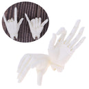 ID72 Jointed Hands 1/3 FD BJD unisex hands for Super Dollfie FECT Doll White Skin Tone