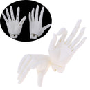 ID72 Jointed Hands 1/3 FD BJD unisex hands for Super Dollfie FECT Doll White Skin Tone
