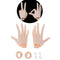 1/3 Ball Jointed Hands Pink Skin Flexible 15 Joints for LUTS Uncle SSDF DOD ID72 Doll Custom Accessories