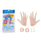 1/3 Ball Jointed Hands Pink Skin Flexible 15 Joints for LUTS Uncle SSDF DOD ID72 Doll Custom Accessories