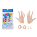 1/3 Ball Jointed Hands Pink Skin Flexible 15 Joints for LUTS Uncle SSDF DOD ID72 Doll Custom Accessories