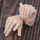1/3 Ball Jointed Hands Pink Skin Flexible 15 Joints for LUTS Uncle SSDF DOD ID72 Doll Custom Accessories