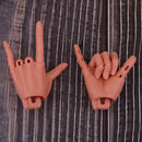 AOD 1/3 BJD Doll Movable 15 Joints Hands for SOOM Supper Dollfie DOD Doll Body Parts DIY Making Accessories Tan