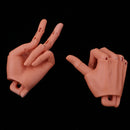 AOD 1/3 BJD Doll Movable 15 Joints Hands for SOOM Supper Dollfie DOD Doll Body Parts DIY Making Accessories Tan