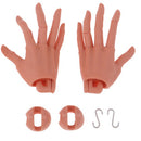 AOD 1/3 BJD Doll Movable 15 Joints Hands for SOOM Supper Dollfie DOD Doll Body Parts DIY Making Accessories Tan