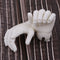 1/4 Doll Hand Model Toy Lifelike Resin Doll Jointed Hand Toy Gift for Christmas Halloween Gift Toy Party Decor, White Skin