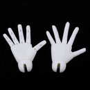 1/4 Doll Hand Model Toy Lifelike Resin Doll Jointed Hand Toy Gift for Christmas Halloween Gift Toy Party Decor, White Skin