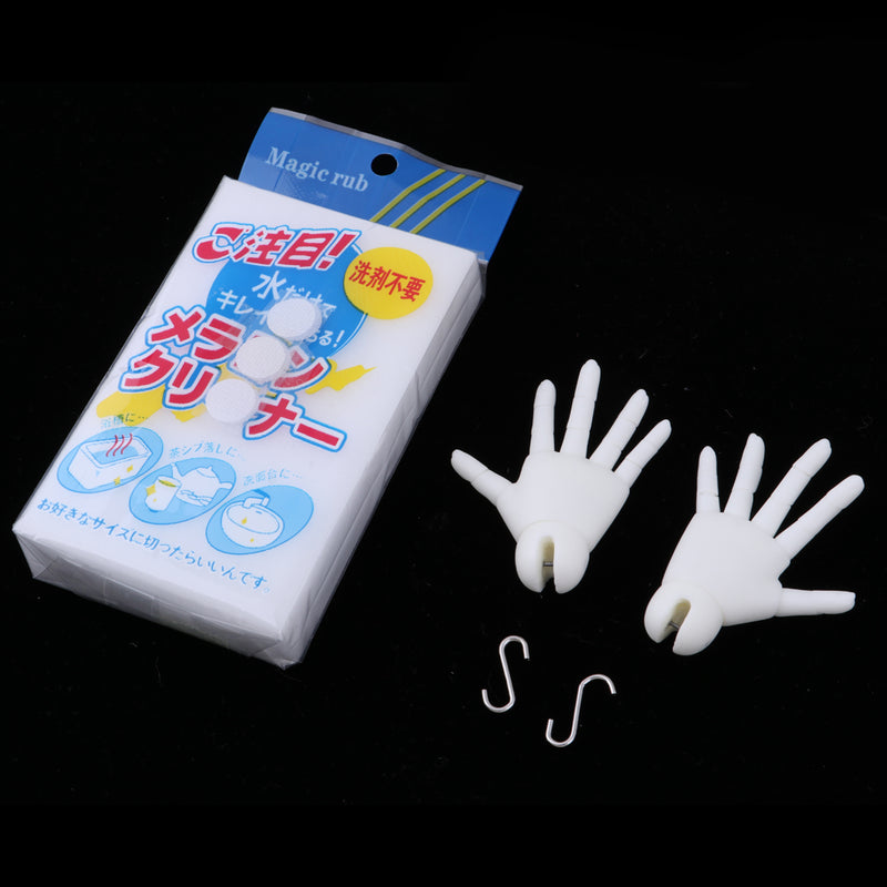 1/4 Doll Hand Model Toy Lifelike Resin Doll Jointed Hand Toy Gift for Christmas Halloween Gift Toy Party Decor, White Skin