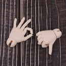 1/4 Doll Jointed Hands For BJD JID MSD Dolls Body Accessories Normal Skin