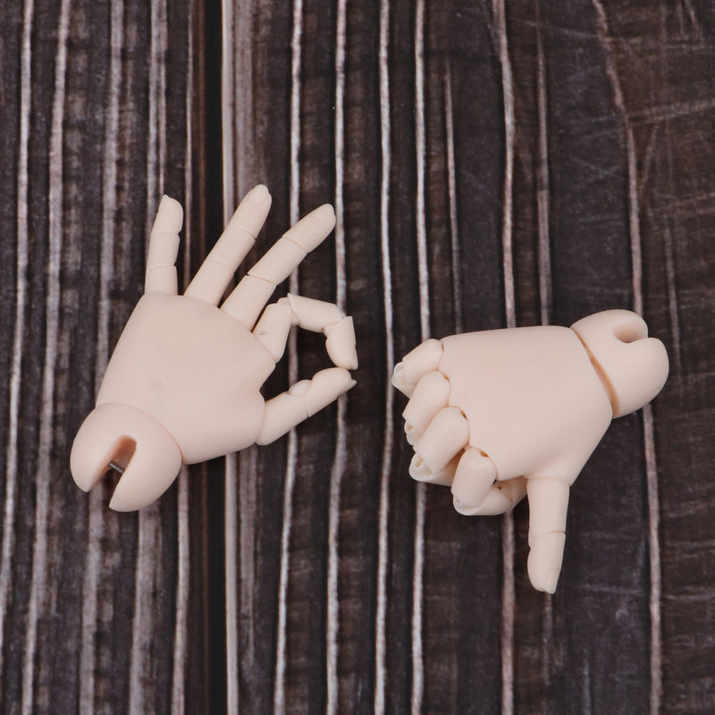 1/4 Doll Jointed Hands For BJD JID MSD Dolls Body Accessories Normal Skin