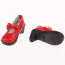 SD Shoes 1/3 BJD Shoes with Bowknot for Supper Dollfie DZ DOD MID Doll Red High Heels Party Outfit