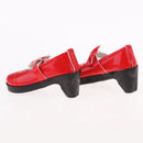 SD Shoes 1/3 BJD Shoes with Bowknot for Supper Dollfie DZ DOD MID Doll Red High Heels Party Outfit